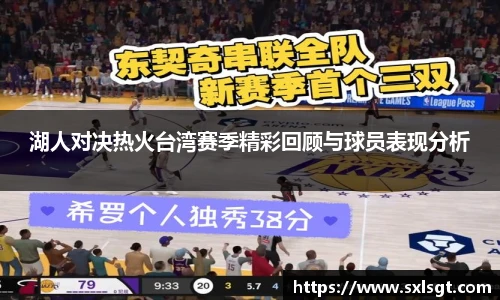 湖人对决热火台湾赛季精彩回顾与球员表现分析